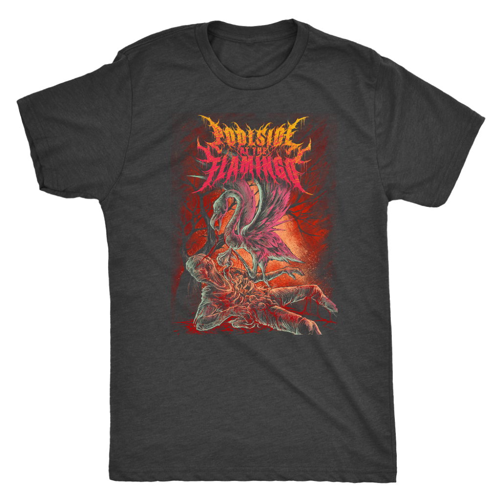 Flamingo Next Level Mens Triblend