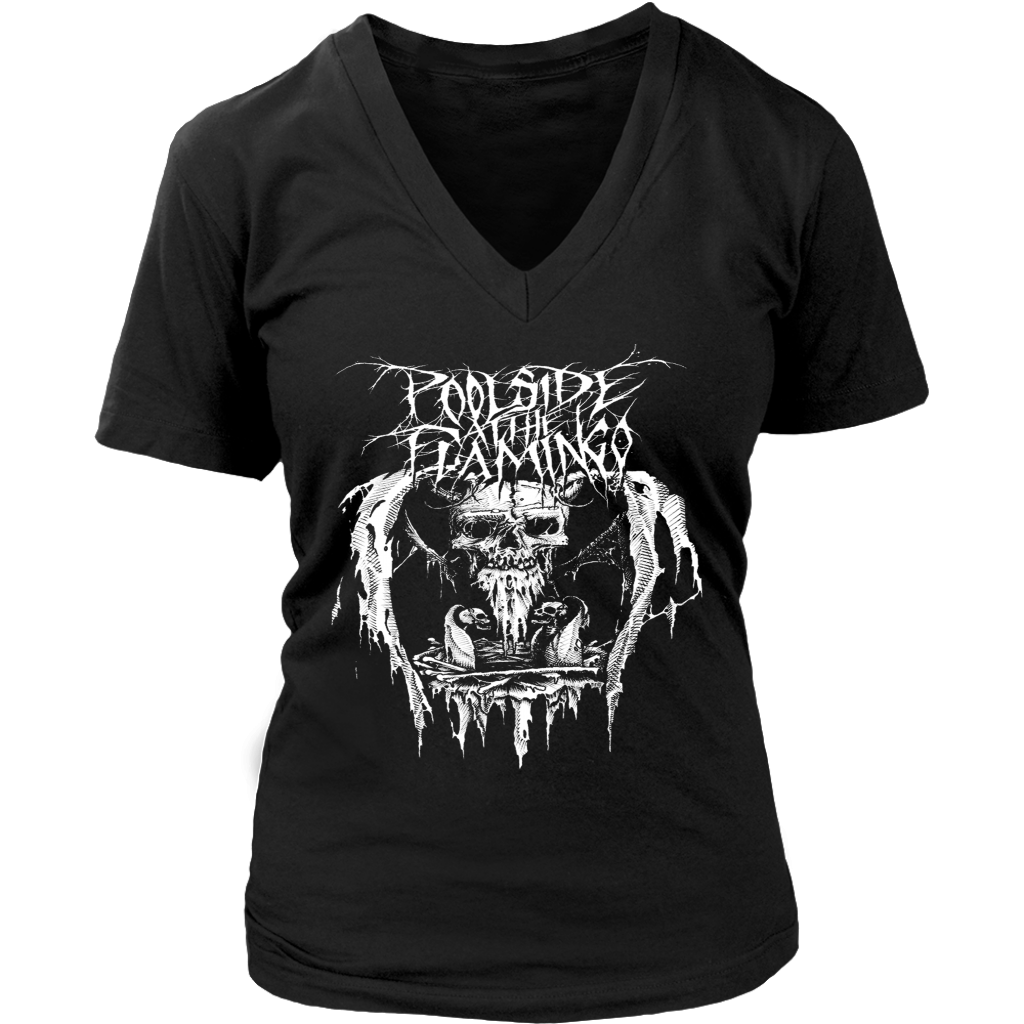 Skull - District Womens V-Neck